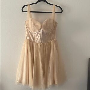 ADORA Gold Prom Dress